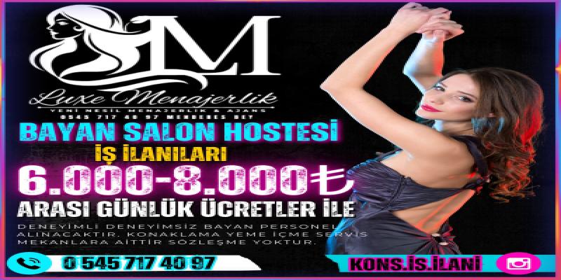 Güzelbahçe Kons iş ilanları 0545 717 40 97