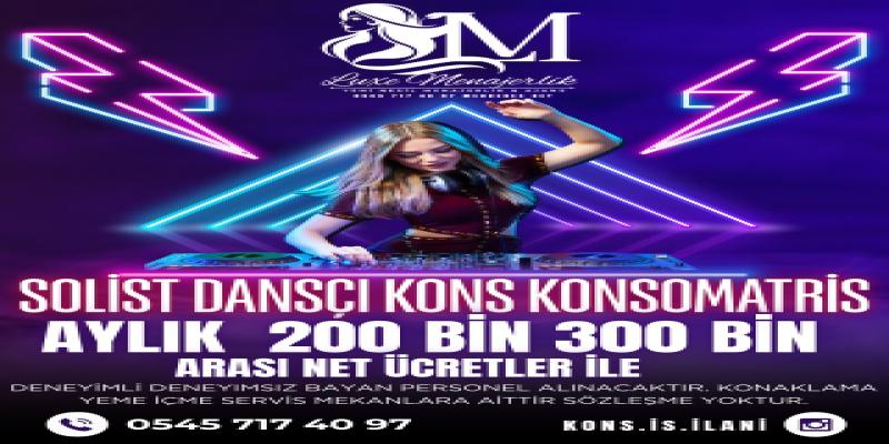 Tokat Kons menajeri iş ilanları 0545 717 40 97
