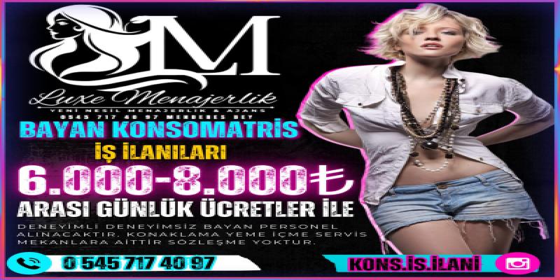 Dikili Kons iş ilanları 0545 717 40 97